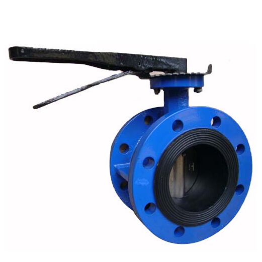 Level butterfly valve